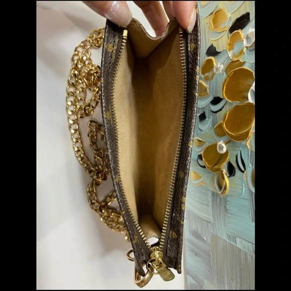 Louis Vuitton Bucket Pouch Pochette Crossbody Bag Purse - Picture 7 of 7